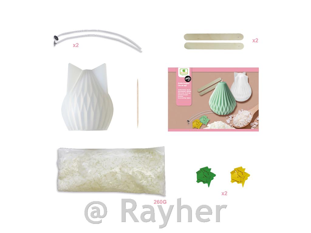 Ustvarjalni set Make It, Diamantne sveče iz sojinega voska