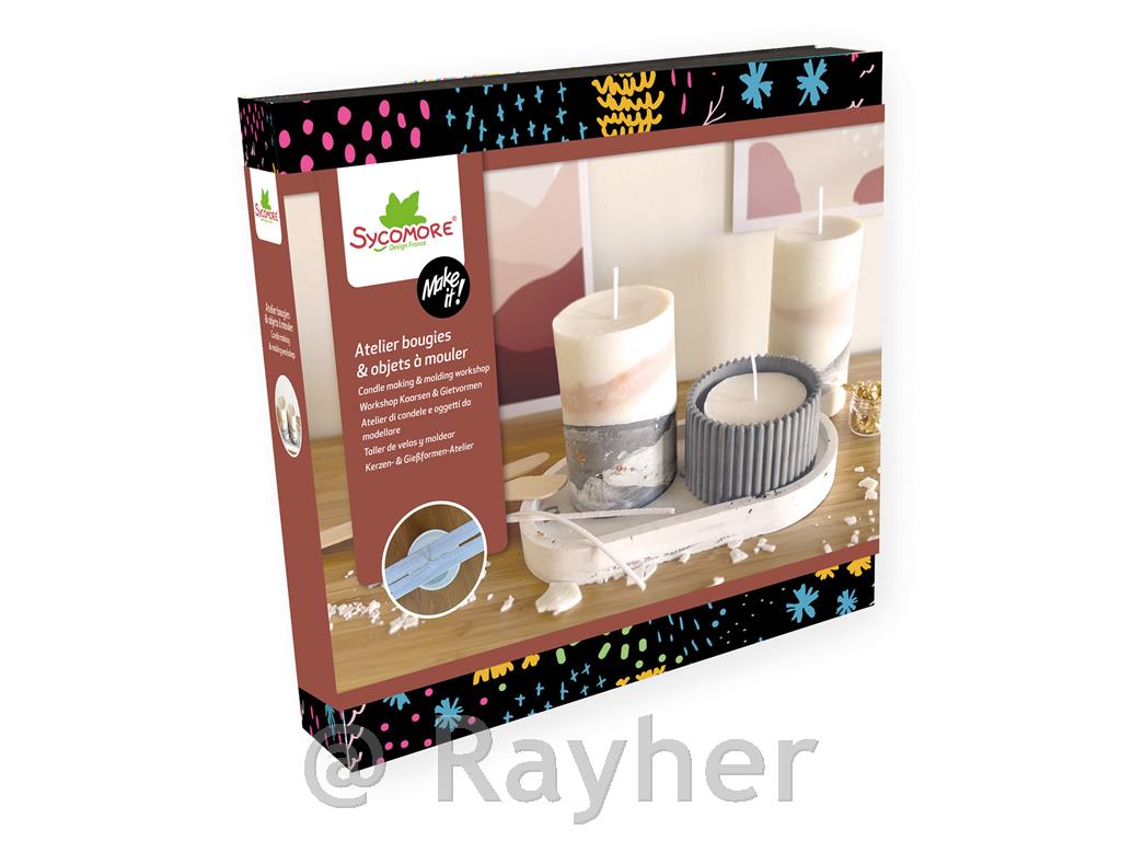 Ustvarjalni set Make It, Delavnica sveč iz sojinega voska in jesmonita