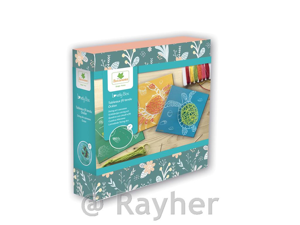 Ustvarjalni set Lovely Box, String Art, Ocean