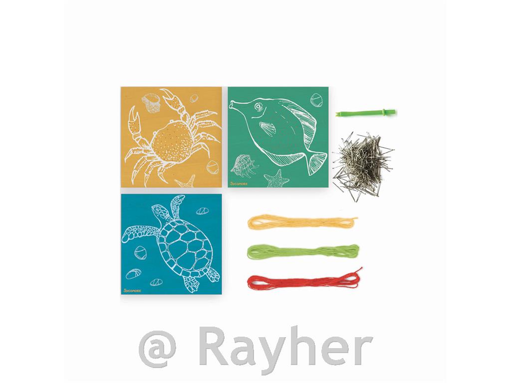 Ustvarjalni set Lovely Box, String Art, Ocean