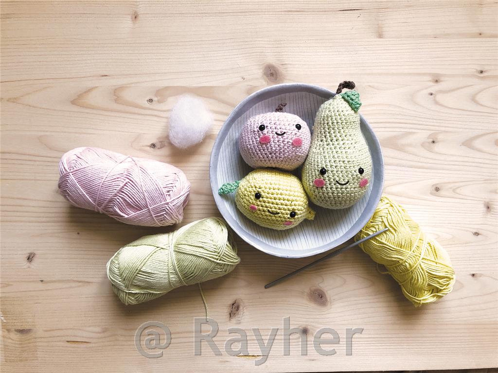 Ustvarjalni set Lovely Box, Amigurumi sadne živalice