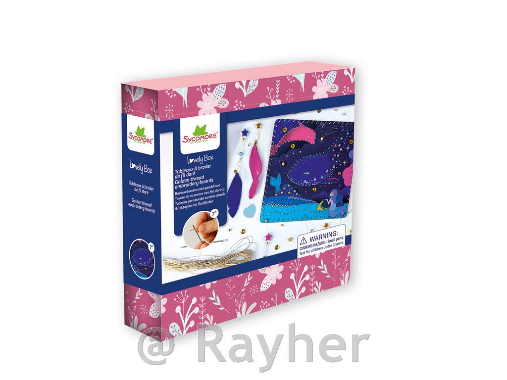 Ustvarjalni set Lovely Box, Zlato vezenje