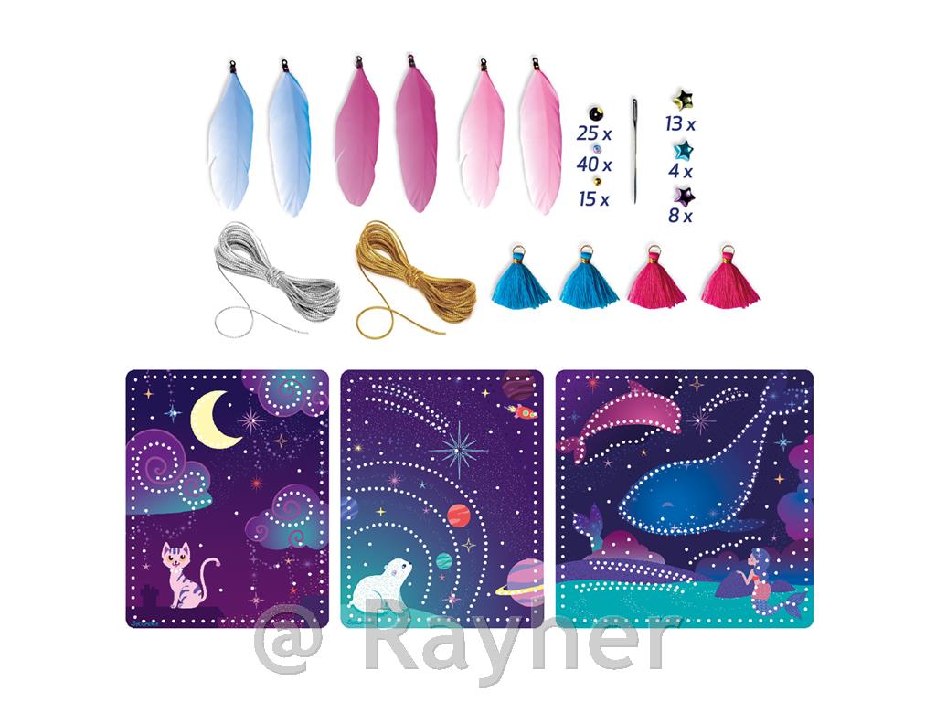 Ustvarjalni set Lovely Box, Zlato vezenje