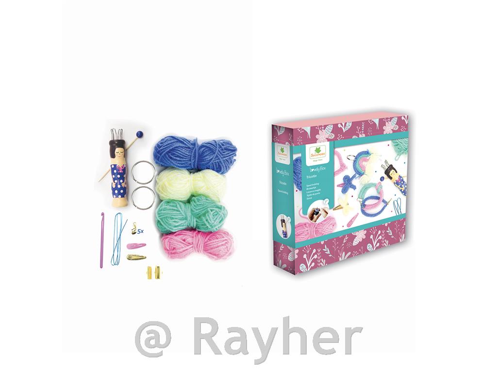 Ustvarjalni set Lovely Box, Pletenje s pletilno miško