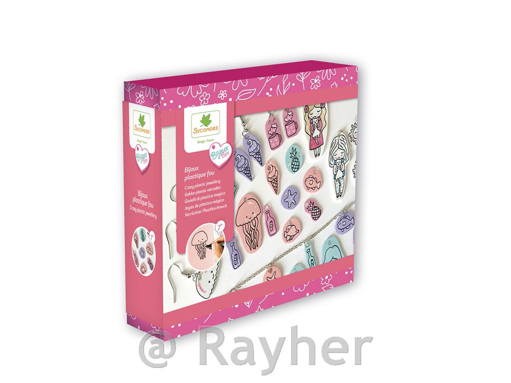 Ustvarjalni set Bijoux Box, Nakit iz skrčljive folije
