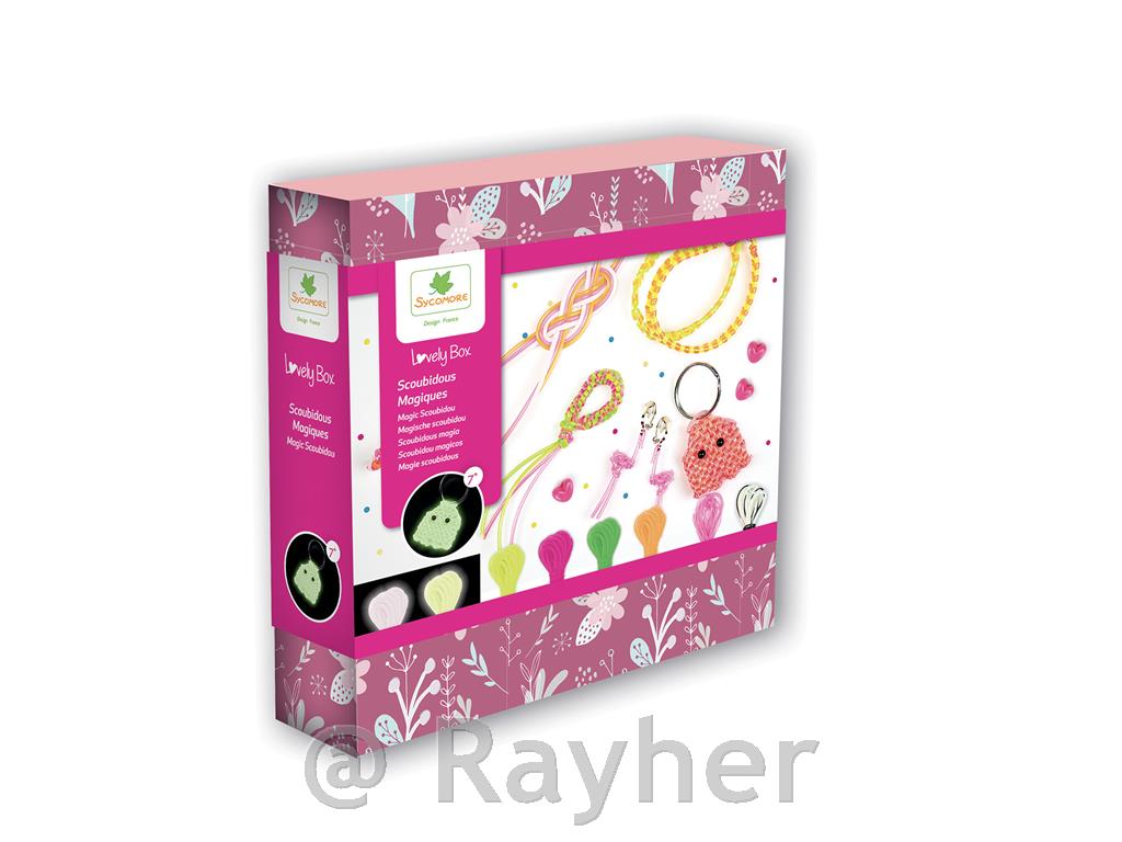 Ustvarjalni set Lovely Box, Magični Scoubidou nakit