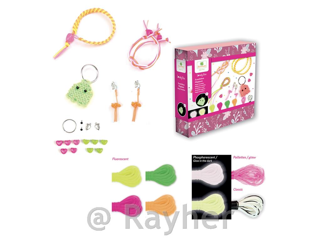 Ustvarjalni set Lovely Box, Magični Scoubidou nakit