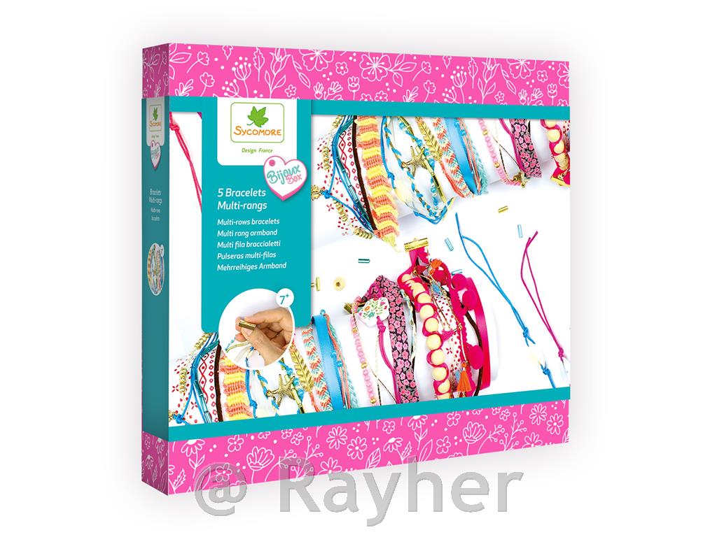 Ustvarjalni set Bijoux Box, Večplasne zapestnice