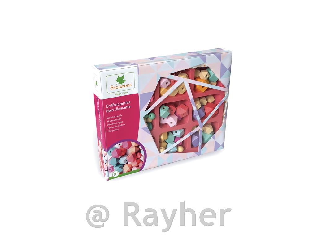 Ustvarjalni set, Lesene perle, Diamant