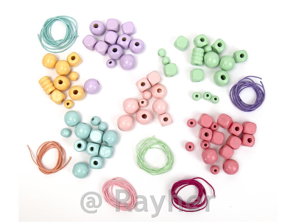 Lesne perle v tubi, pastelne