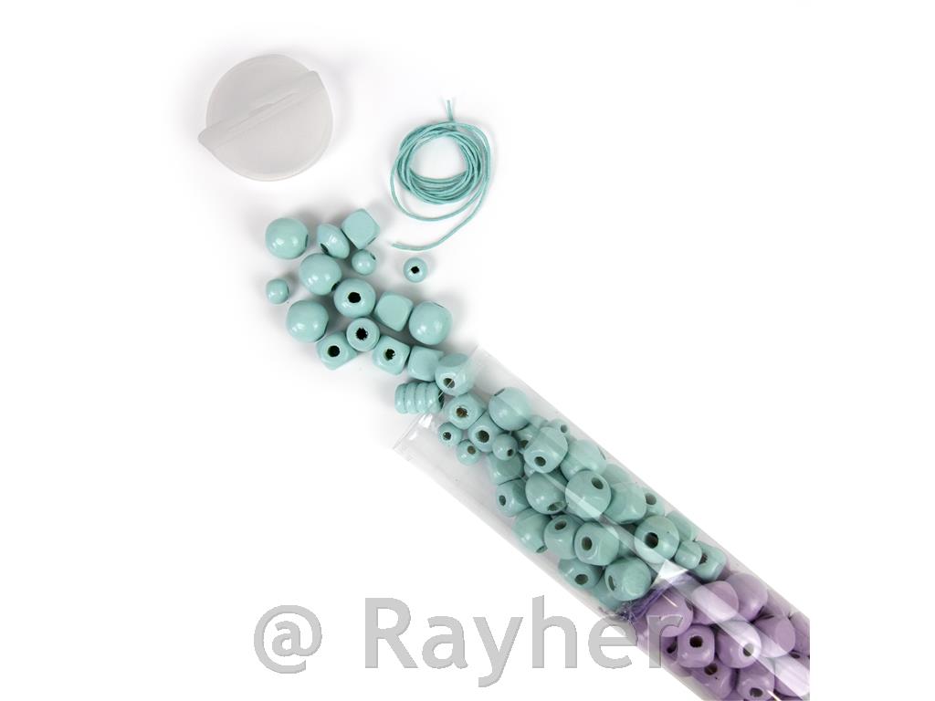 Lesne perle v tubi, pastelne