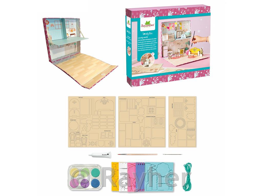 Ustvarjalni set Lovely Box, Moja hiška