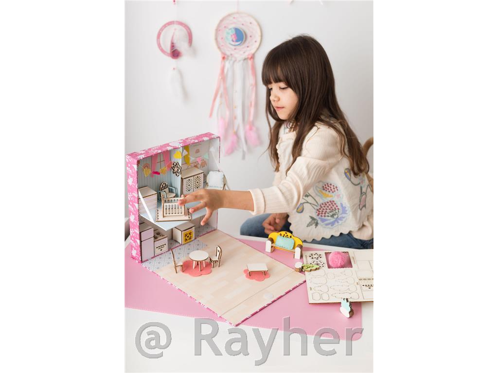 Ustvarjalni set Lovely Box, Moja hiška