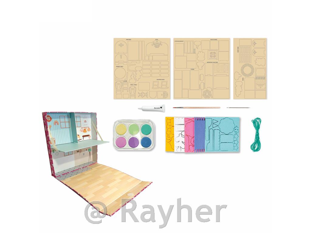 Ustvarjalni set Lovely Box, Moja hiška