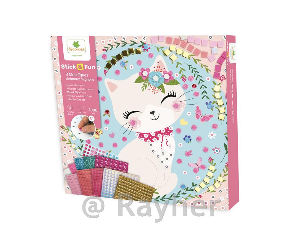 Ustvarjalni set Stick'N Fun Mozaik, Naši ljubljenčki