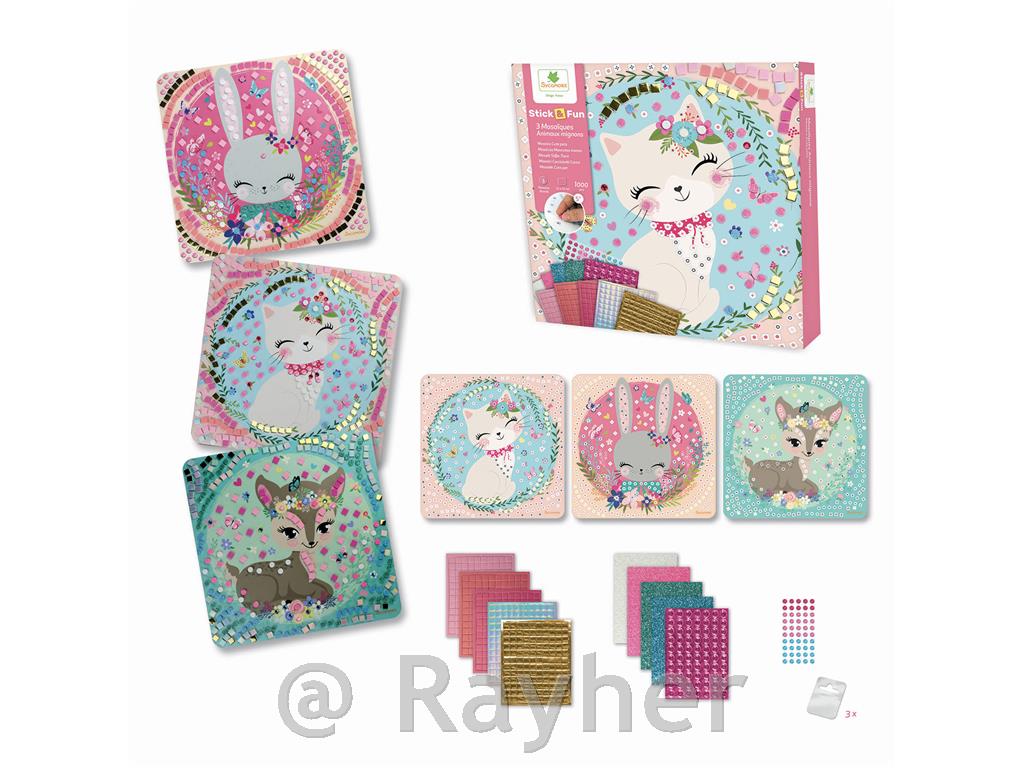 Ustvarjalni set Stick'N Fun Mozaik, Naši ljubljenčki
