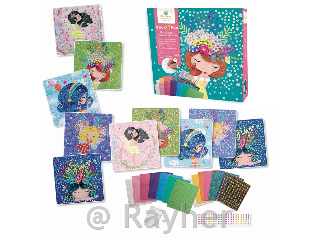 Ustvarjalni set Stick'N Fun Mozaik, Čarobne sanje