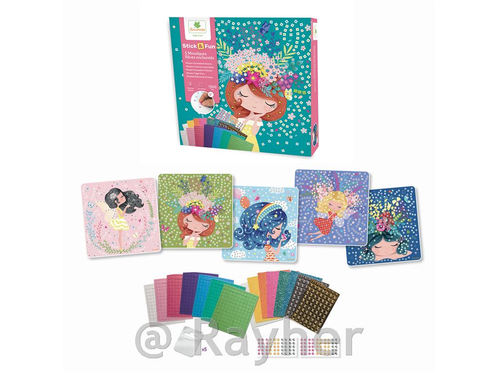 Ustvarjalni set Stick'N Fun Mozaik, Čarobne sanje