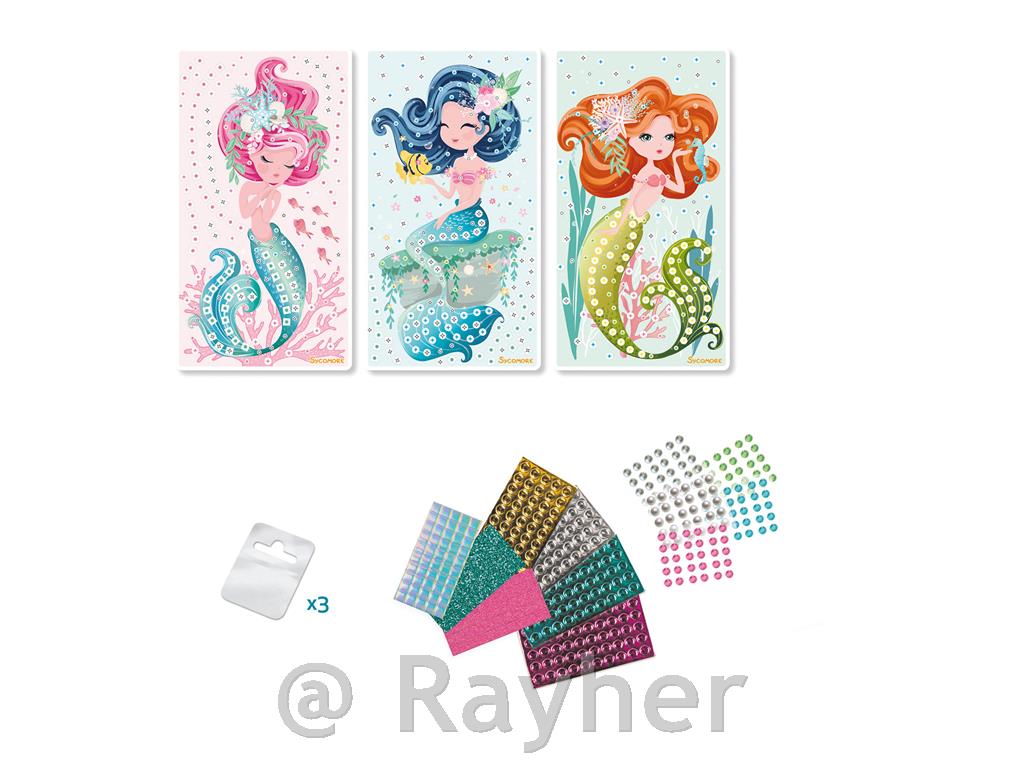 Ustvarjalni set Stick'N Fun Mozaik, Morska deklica