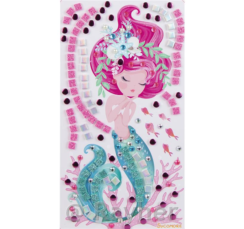 Ustvarjalni set Stick'N Fun Mozaik, Morska deklica