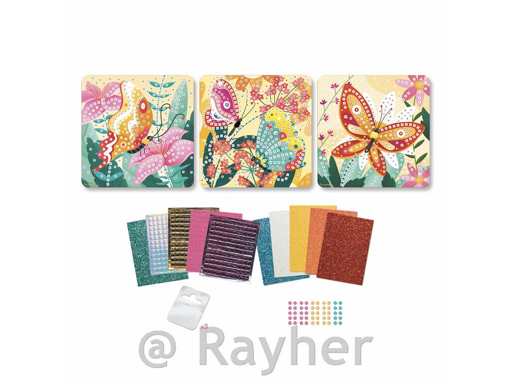 Ustvarjalni set Stick'N Fun Mozaik, Metulji