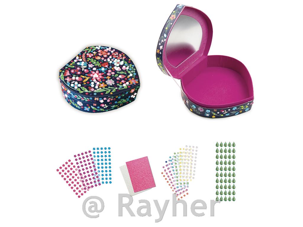 Ustvarjalni set Stick'N Fun - 3D Mozaik, Škatla srček