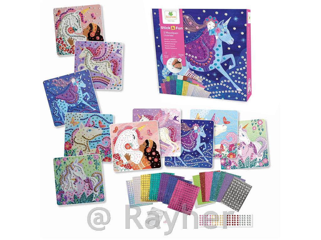 Ustvarjalni set Stick'N Fun Mozaik, Samorogi