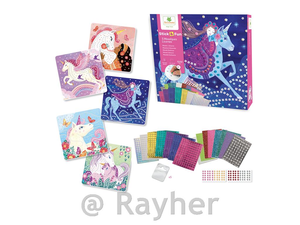 Ustvarjalni set Stick'N Fun Mozaik, Samorogi