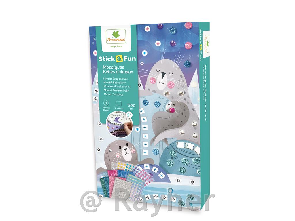 Ustvarjalni set Stick'N Fun Mozaik, Morske živali