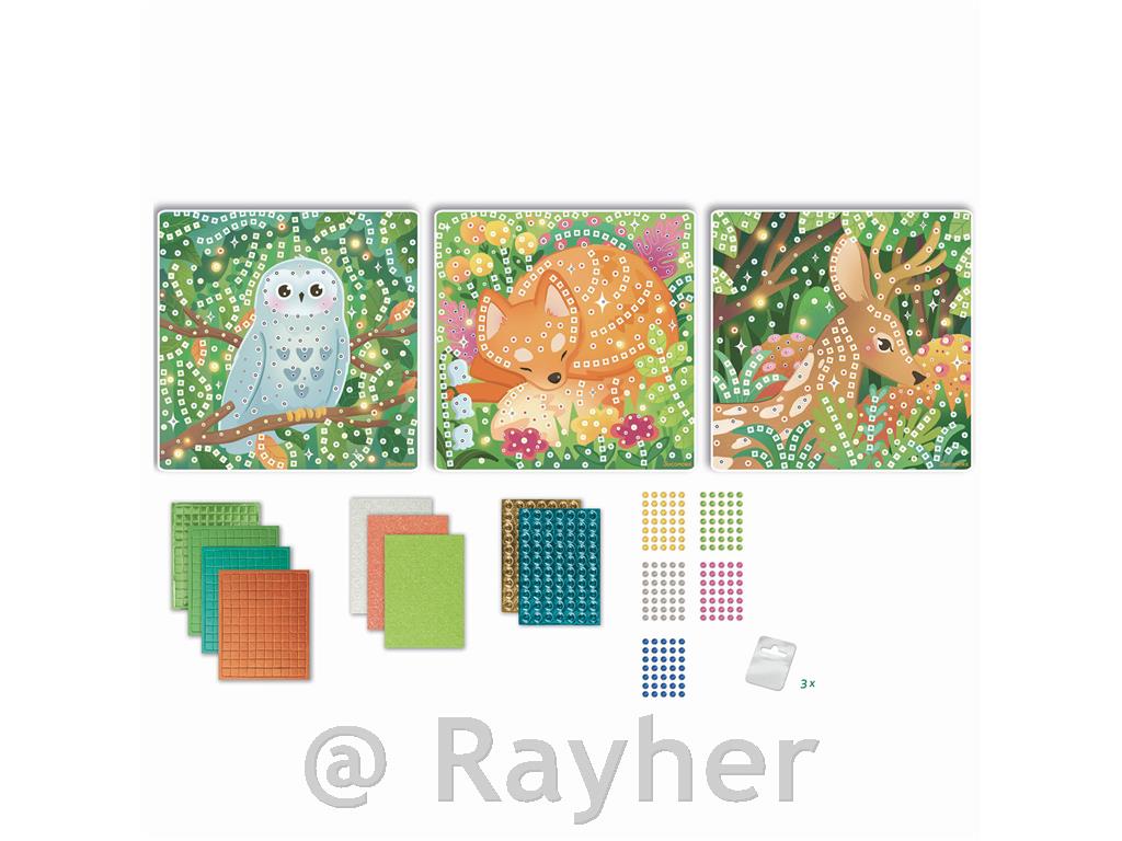 Ustvarjalni set Stick'N Fun Mozaik, Gozde živali