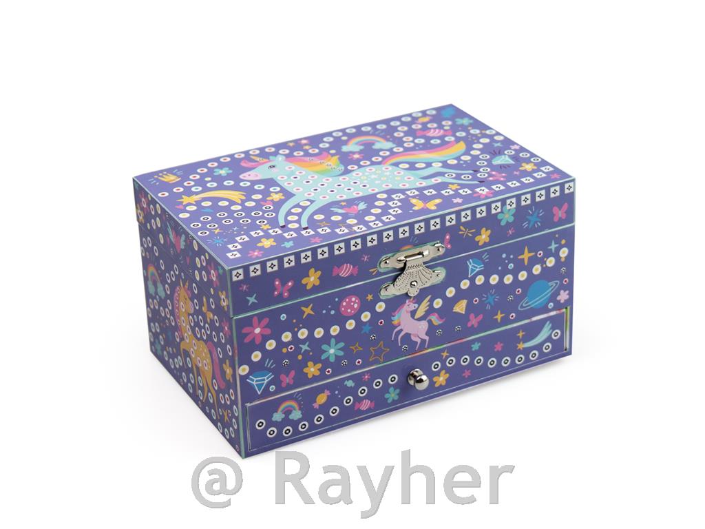 Ustvarjalni set Stick'N Fun - 3D Mozaik, Pojoča škatla samorog