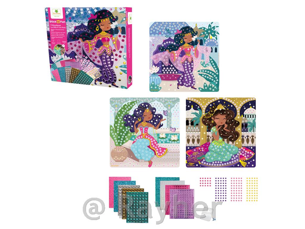 Ustvarjalni set Stick'N Fun Mozaik, Pravljice