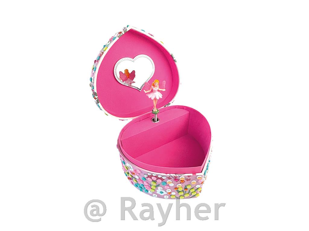 Ustvarjalni set Stick'N Fun - 3D Mozaik, Pojoča škatla srce