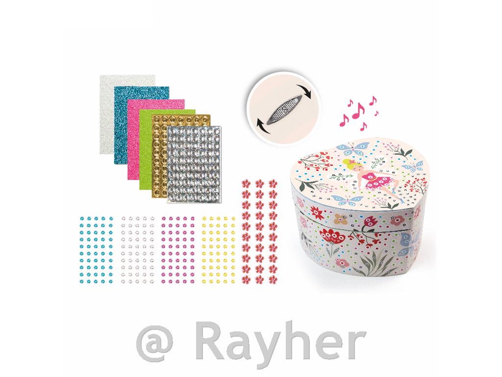 Ustvarjalni set Stick'N Fun - 3D Mozaik, Pojoča škatla srce