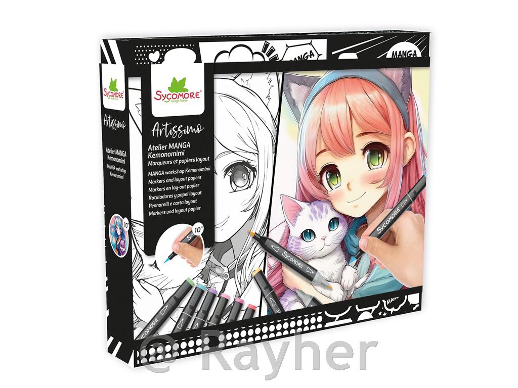 Manga ustvarjalni set, Kemonomimi