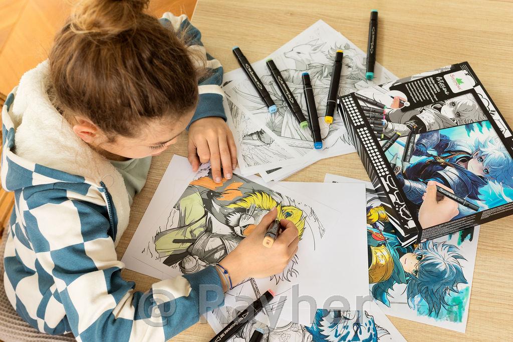 Manga ustvarjalni set, Warrior Heroes