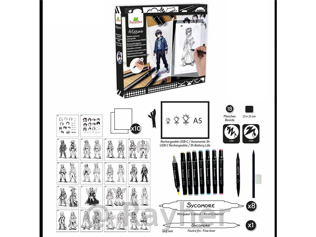 Manga ustvarjalni set, Create Your Manga Characters