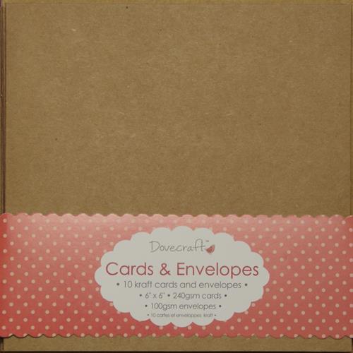 CARDS&ENVELOPES, SET 10, 15,2X15,2CM