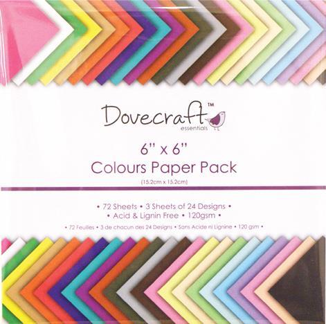 Set papirjev Basic 15,2x15,2 cm 72 kosov