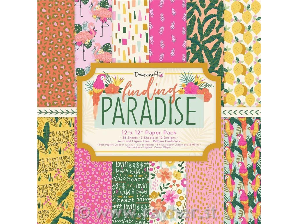 Set papirjev Finding Paradise 30,5x30,5cm 36 listov