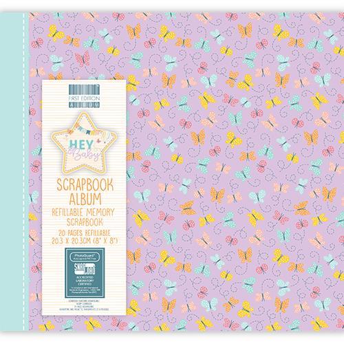 Scrapbook album Butterflies 20X20cm