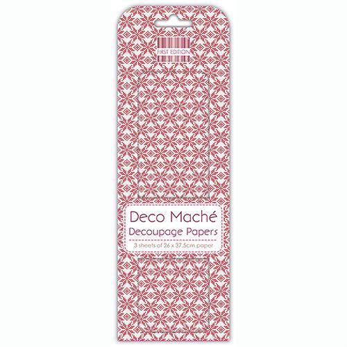 Decoupage papir MD, Nordic Snowflake