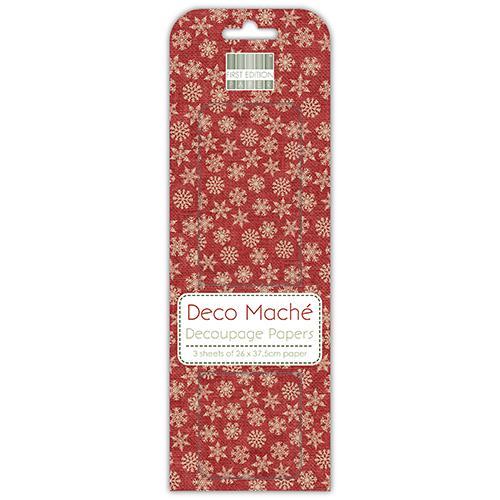 Decoupage papir MD, Snowflakes,3 pole 26x37,5 cm