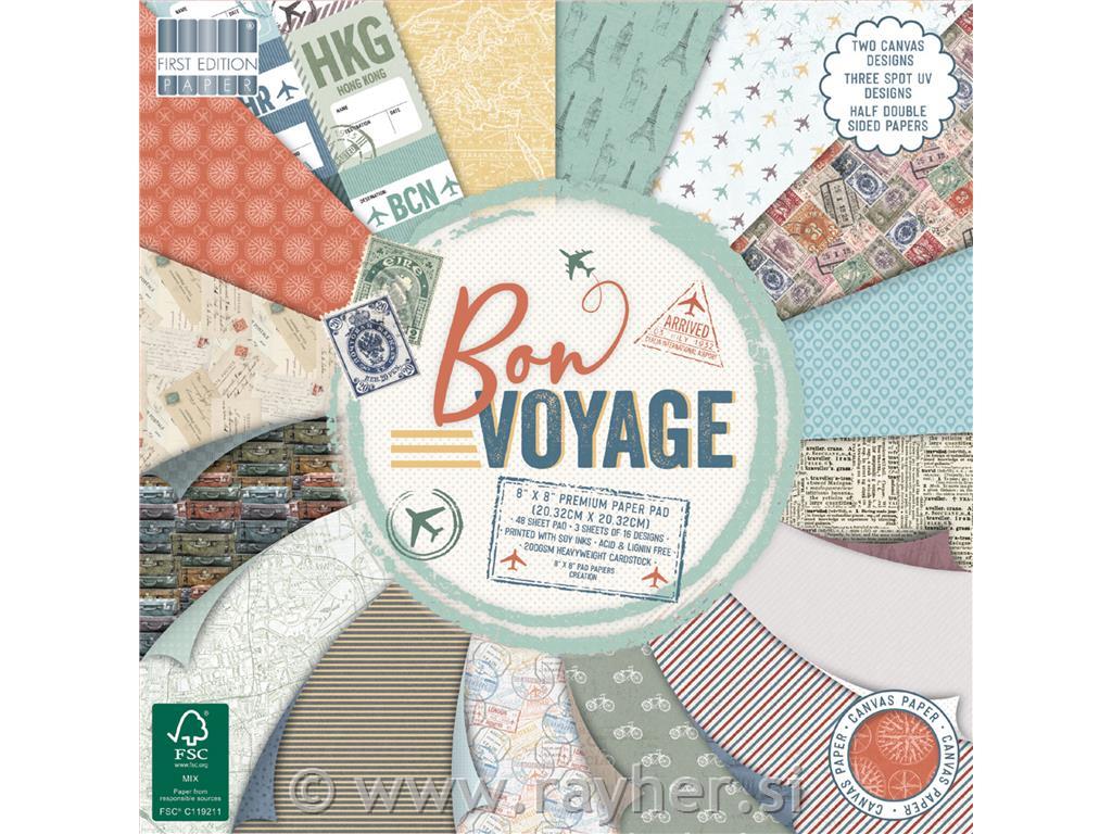 Set papirjev Bon Voyage set 48, 20x20cm, 200g