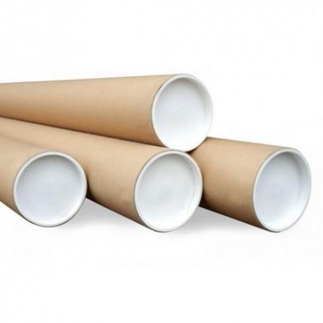 Tulec kartonski dolžina 760 mm, premer 99 mm s pokrovčki