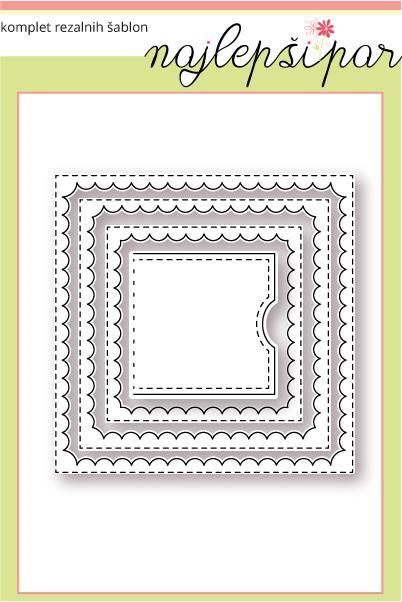 Rezalne šablone, ROMANTIČNI KVADRATI
