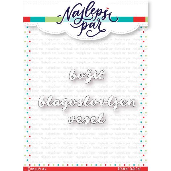 Rezalne šablone, Blagoslovljen božič