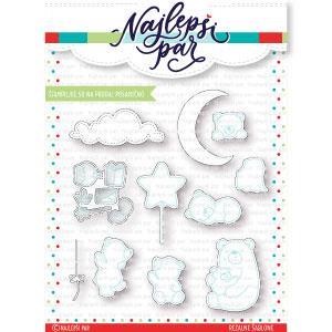 Cutting die Baby bears