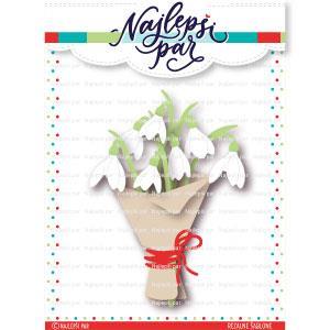 Cutting die Spring flowers