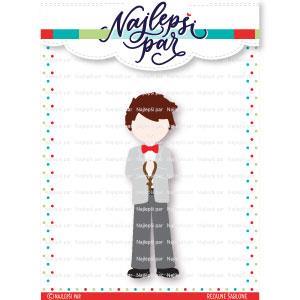 Cutting die Praying boy